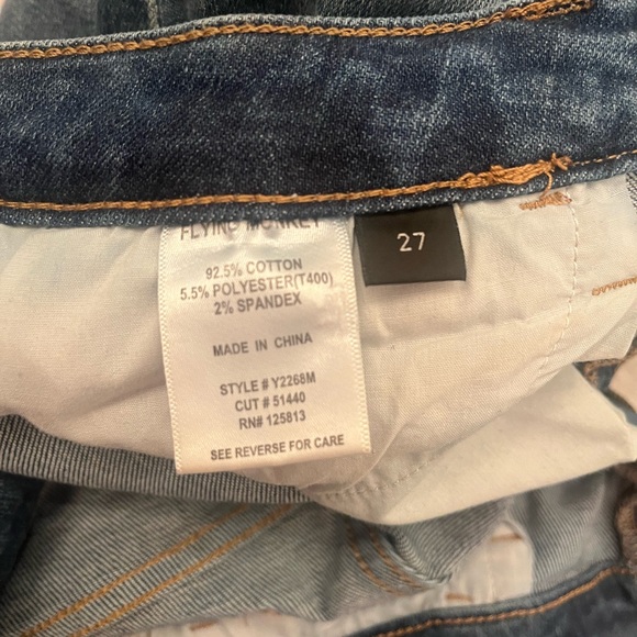 Flying Monkey Flare Slit Jeans - Picture 5 of 5